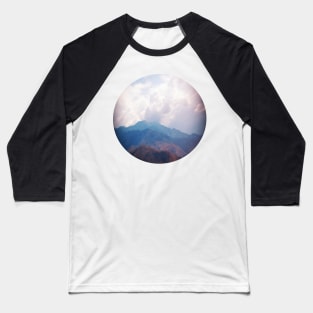 Mountain Peaks Twilight Baseball T-Shirt